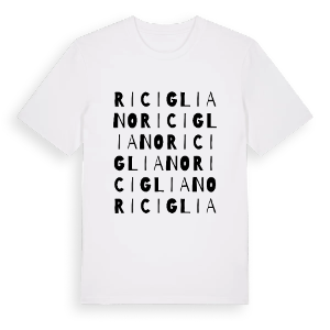 Ricigliano ordlek t-shirt – ekologisk bomull t-shirt från Pinshirt