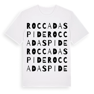 Roccadaspide ordlek t-shirt – ekologisk bomull t-shirt från Pinshirt