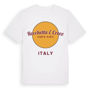 Rocchetta e Croce cirkel t-shirt – ekologisk bomull t-shirt från Pinshirt