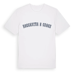 Rocchetta e Croce college t-shirt – ekologisk bomull t-shirt från Pinshirt