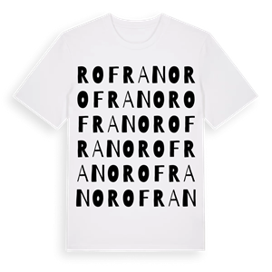 Rofrano ordlek t-shirt – ekologisk bomull t-shirt från Pinshirt