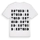 Rotondi ordlek t-shirt