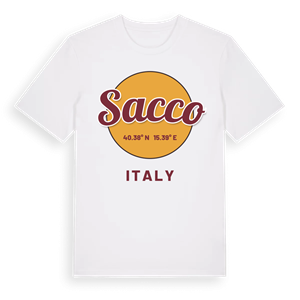 Sacco cirkel t-shirt – ekologisk bomull t-shirt från Pinshirt