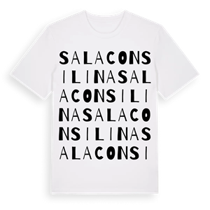 Sala Consilina ordlek t-shirt – ekologisk bomull t-shirt från Pinshirt