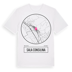 Sala Consilina t-shirt – ekologisk bomull t-shirt från Pinshirt