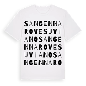 San Gennaro Vesuviano ordlek t-shirt – ekologisk bomull t-shirt från Pinshirt