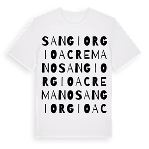 San Giorgio a Cremano ordlek t-shirt – ekologisk bomull t-shirt från Pinshirt