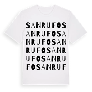 San Rufo ordlek t-shirt – ekologisk bomull t-shirt från Pinshirt