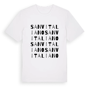 San Vitaliano ordlek t-shirt – ekologisk bomull t-shirt från Pinshirt