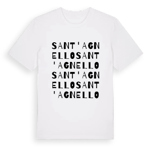 Sant'Agnello ordlek t-shirt – ekologisk bomull t-shirt från Pinshirt