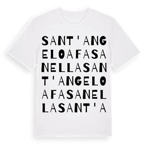 Sant'Angelo a Fasanella ordlek t-shirt – ekologisk bomull t-shirt från Pinshirt