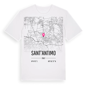Sant'Antimo karta t-shirt – ekologisk bomull t-shirt från Pinshirt