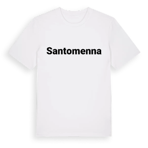 Santomenna fetstil t-shirt – ekologisk bomull t-shirt från Pinshirt