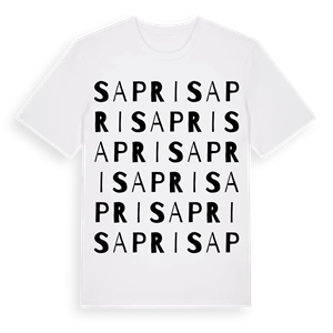Sapri ordlek t-shirt – ekologisk bomull t-shirt från Pinshirt
