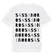 Sassinoro ordlek t-shirt