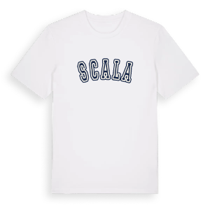 Scala college t-shirt – ekologisk bomull t-shirt från Pinshirt