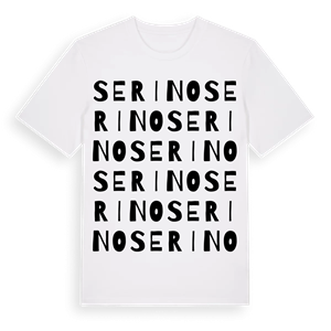 Serino ordlek t-shirt – ekologisk bomull t-shirt från Pinshirt