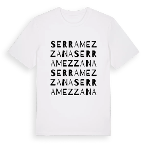 Serramezzana ordlek t-shirt – ekologisk bomull t-shirt från Pinshirt