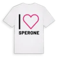 Jag älskar Sperone t-shirt stort tryck