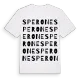 Sperone ordlek t-shirt