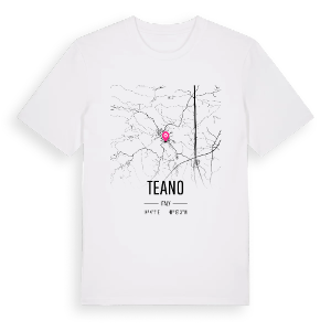 Teano karta t-shirt – ekologisk bomull t-shirt från Pinshirt