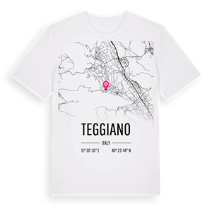 Teggiano karta t-shirt – ekologisk bomull t-shirt från Pinshirt