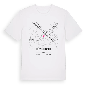 Tora e Piccilli karta t-shirt – ekologisk bomull t-shirt från Pinshirt
