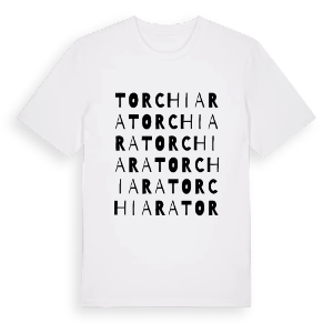 Torchiara ordlek t-shirt – ekologisk bomull t-shirt från Pinshirt