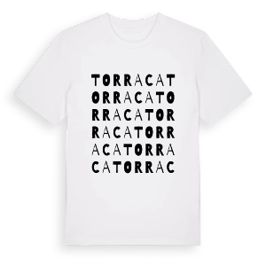 Torraca ordlek t-shirt – ekologisk bomull t-shirt från Pinshirt
