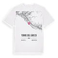 Torre del Greco karta t-shirt