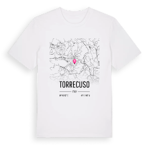 Torrecuso karta t-shirt – ekologisk bomull t-shirt från Pinshirt