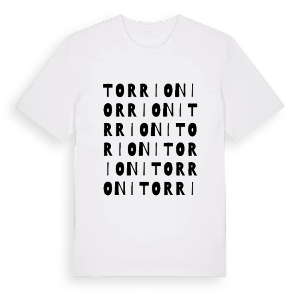 Torrioni ordlek t-shirt – ekologisk bomull t-shirt från Pinshirt