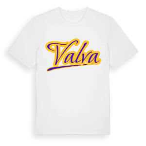 Valva baseball t-shirt – ekologisk bomull t-shirt från Pinshirt