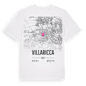 Villaricca karta t-shirt – ekologisk bomull t-shirt från Pinshirt