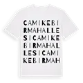 Camikebir Mahallesi ordlek t-shirt