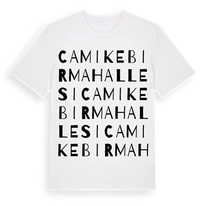 Camikebir Mahallesi ordlek t-shirt – ekologisk bomull t-shirt från Pinshirt