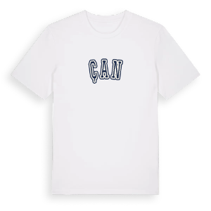 Çan college t-shirt – ekologisk bomull t-shirt från Pinshirt