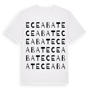 Eceabat ordlek t-shirt – ekologisk bomull t-shirt från Pinshirt
