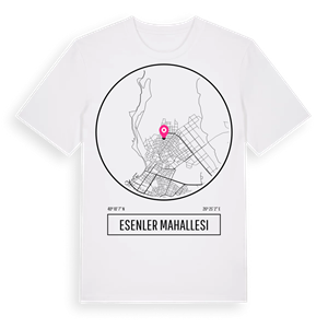 Esenler Mahallesi t-shirt – ekologisk bomull t-shirt från Pinshirt