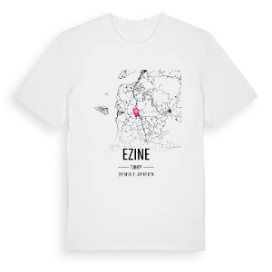 Ezine karta t-shirt – ekologisk bomull t-shirt från Pinshirt