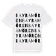 Bayramören ordlek t-shirt