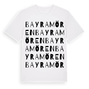 Bayramören ordlek t-shirt – ekologisk bomull t-shirt från Pinshirt