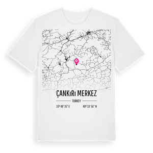 Çankırı Merkez karta t-shirt – ekologisk bomull t-shirt från Pinshirt