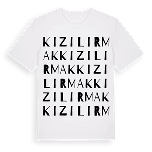 Kızılırmak ordlek t-shirt – ekologisk bomull t-shirt från Pinshirt