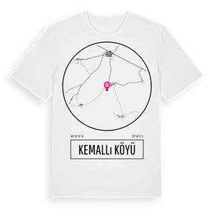 Kemallı Köyü t-shirt – ekologisk bomull t-shirt från Pinshirt