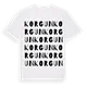 Korgun ordlek t-shirt