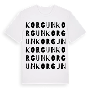 Korgun ordlek t-shirt – ekologisk bomull t-shirt från Pinshirt