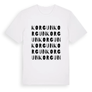 Korgun ordlek t-shirt – ekologisk bomull t-shirt från Pinshirt