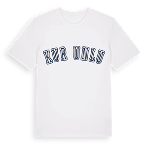 Kurşunlu college t-shirt – ekologisk bomull t-shirt från Pinshirt