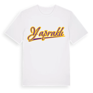 Yapraklı baseball t-shirt – ekologisk bomull t-shirt från Pinshirt